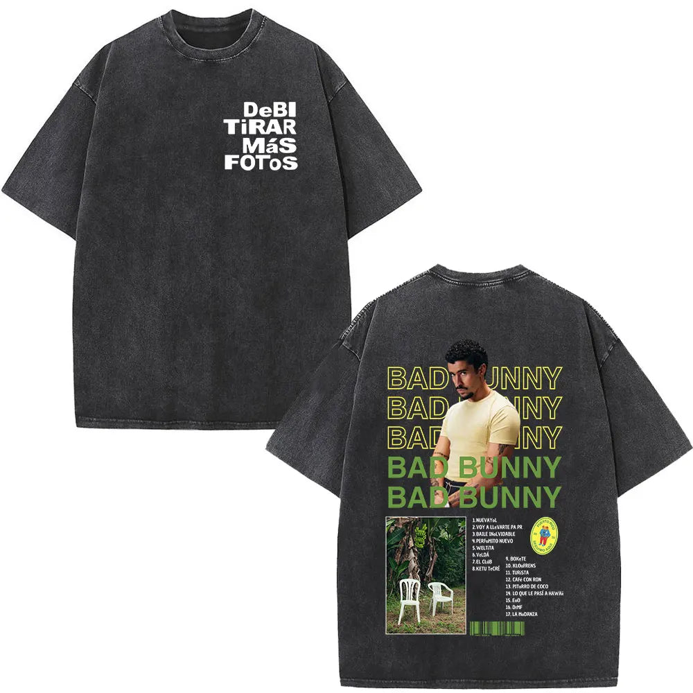 Top Crop Bad Bunny Green&Black