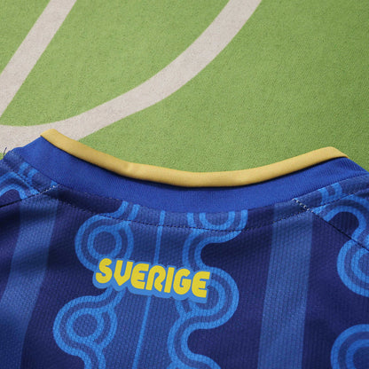 Camiseta Oficial Suecia Mundial 2026 Visitante Fan Version