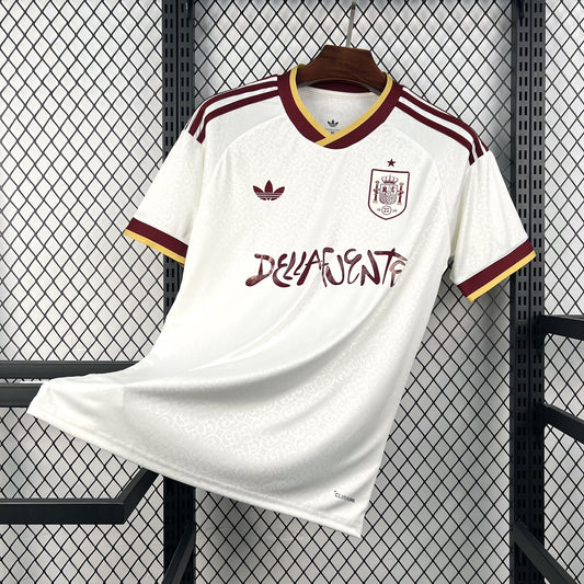 Camiseta Oficial España x Dellafuente Mundial 2026 Visitante Fan Version