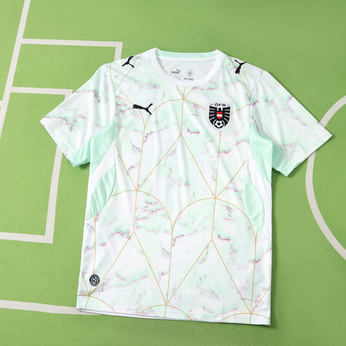 Camiseta Oficial Austria Mundial 2026 Visitante Fan Version