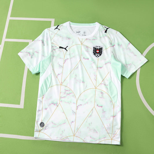 Camiseta Oficial Austria Mundial 2026 Visitante Fan Version