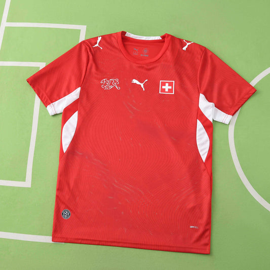 Camiseta Oficial Suiza Mundial 2026 Local Fan Version