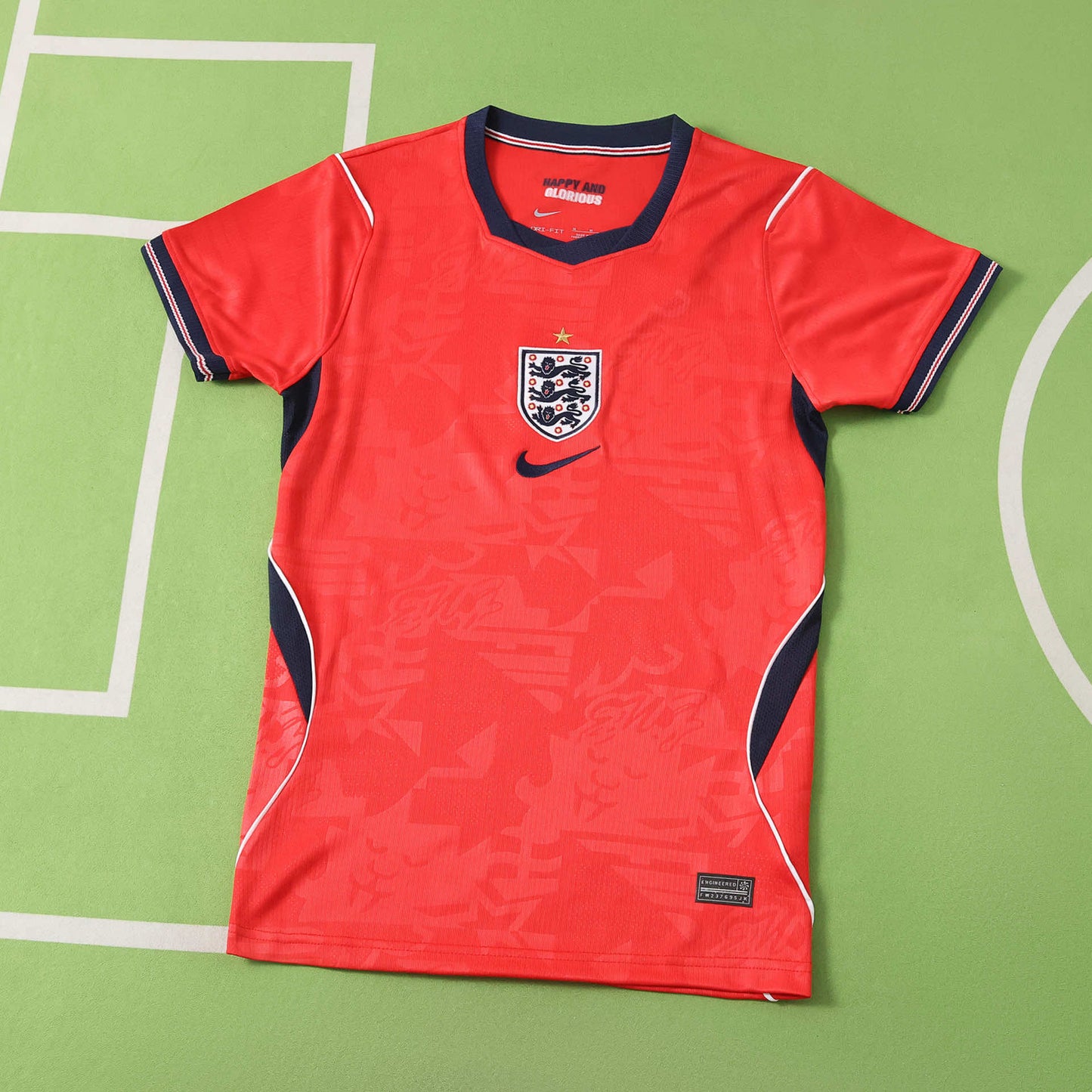 Camiseta Oficial Inglaterra Mundial 2026 Visitante Fan Version