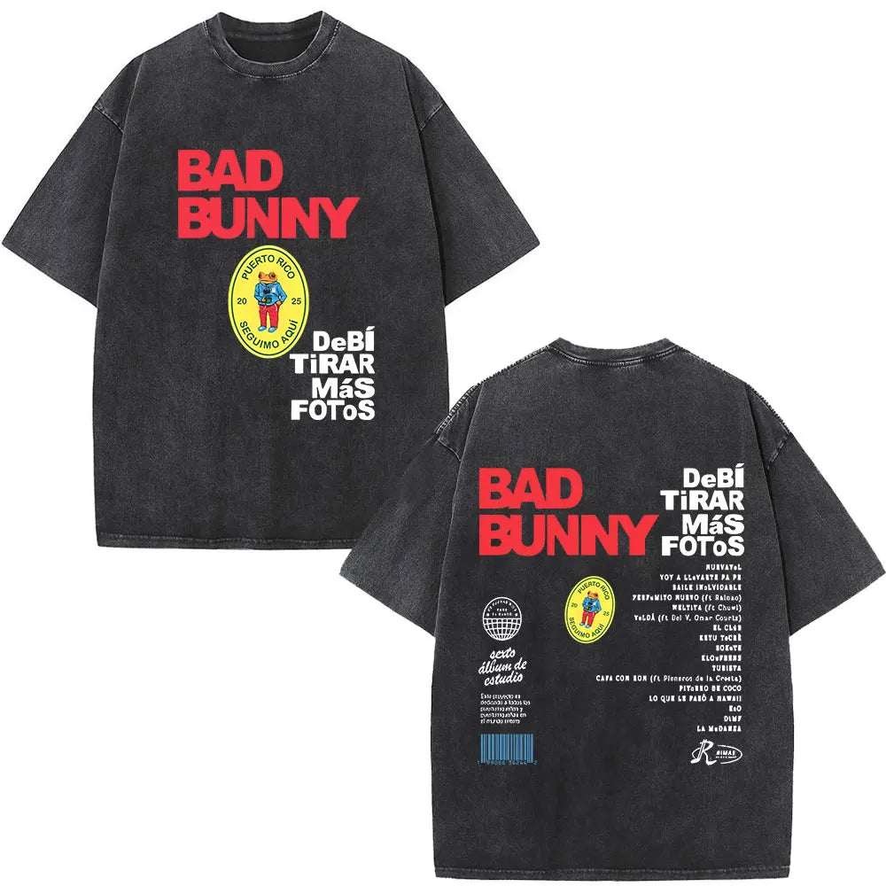 Top Crop Bad Bunny DTMF PR Black