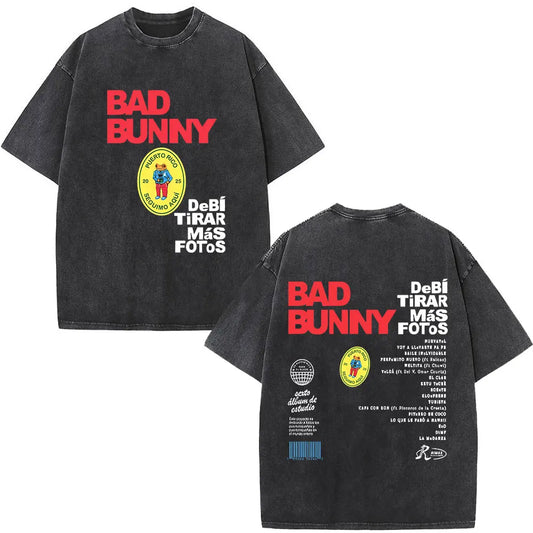 Top Crop Bad Bunny DTMF PR Black
