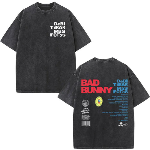 Top Crop Bad Bunny Blue&Black