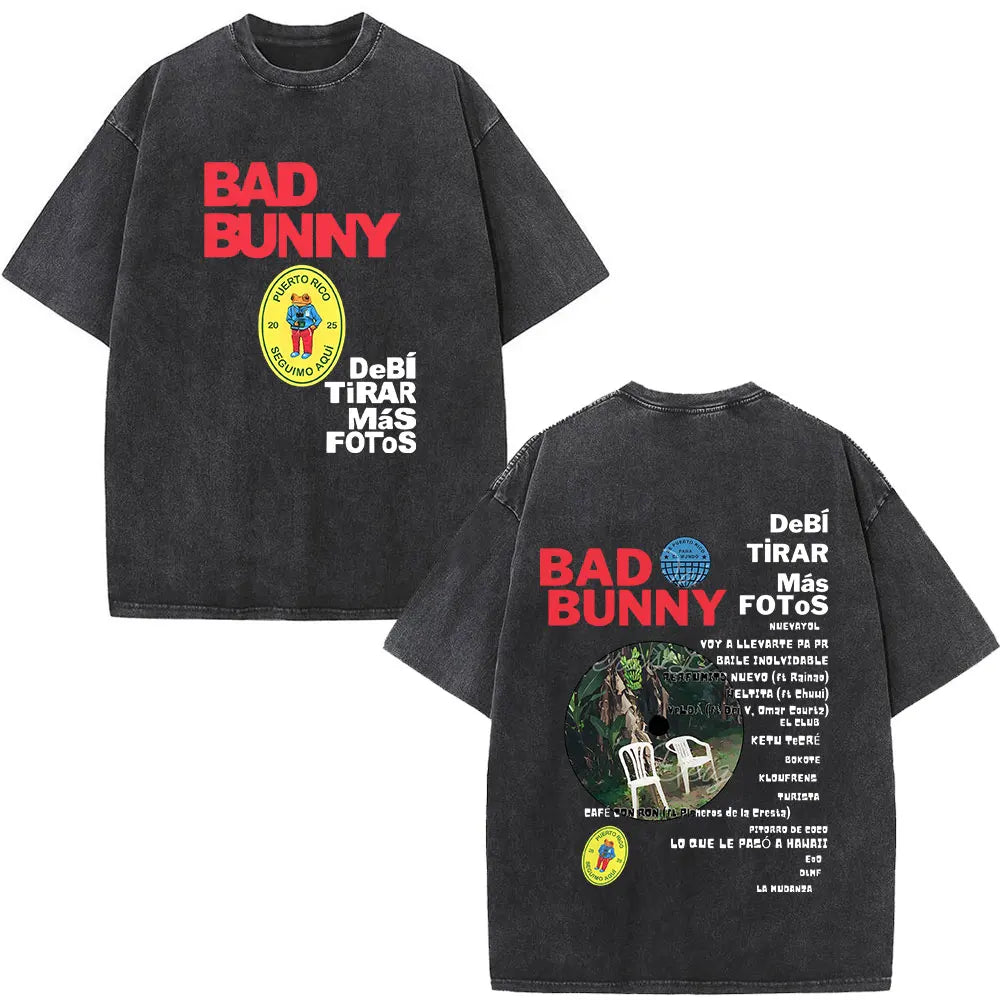 Top Crop Bad Bunny DTMF PR Black