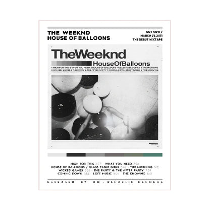 Póster Álbum The Weeknd