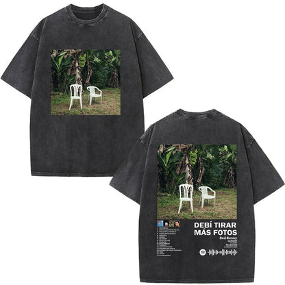 Top Crop Bad Bunny Álbum Black
