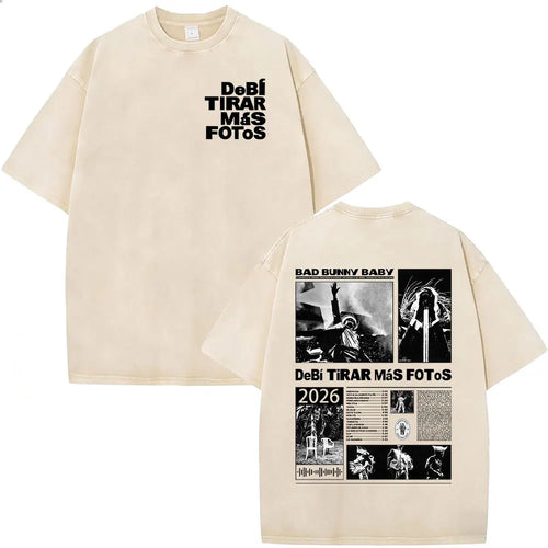 Camiseta Bad Bunny DTMF Collage Oversize