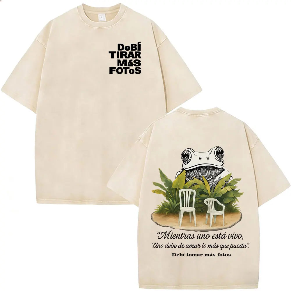 Camiseta Bad Bunny Sapo Oversize