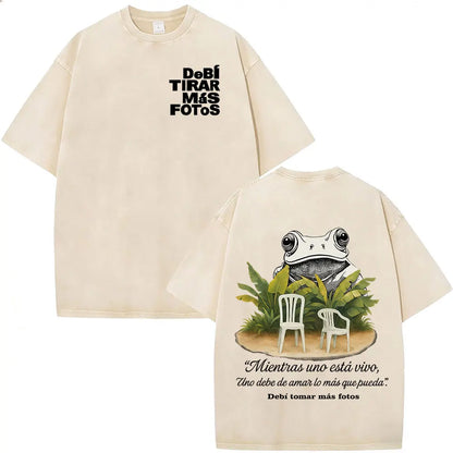 Camiseta Bad Bunny Sapo Oversize