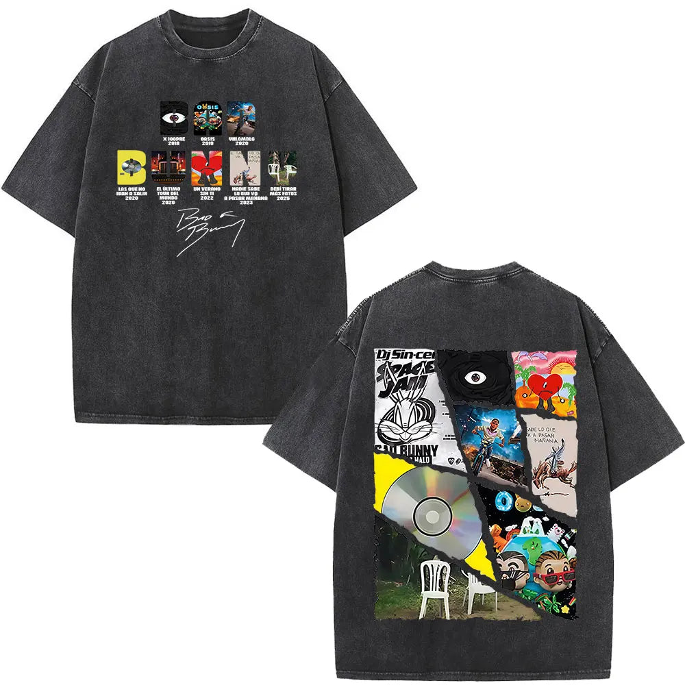 Top Crop Bad Bunny Álbums Black