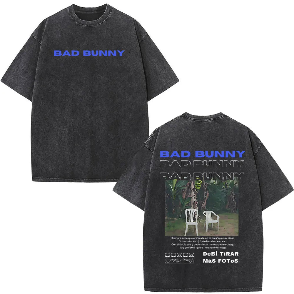 Top Crop Bad Bunny Álbum Black