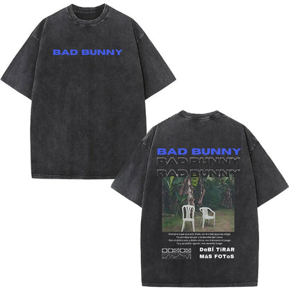 Top Crop Bad Bunny Álbum Black