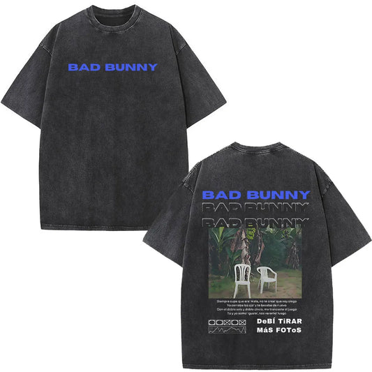 Top Crop Bad Bunny Álbum Black