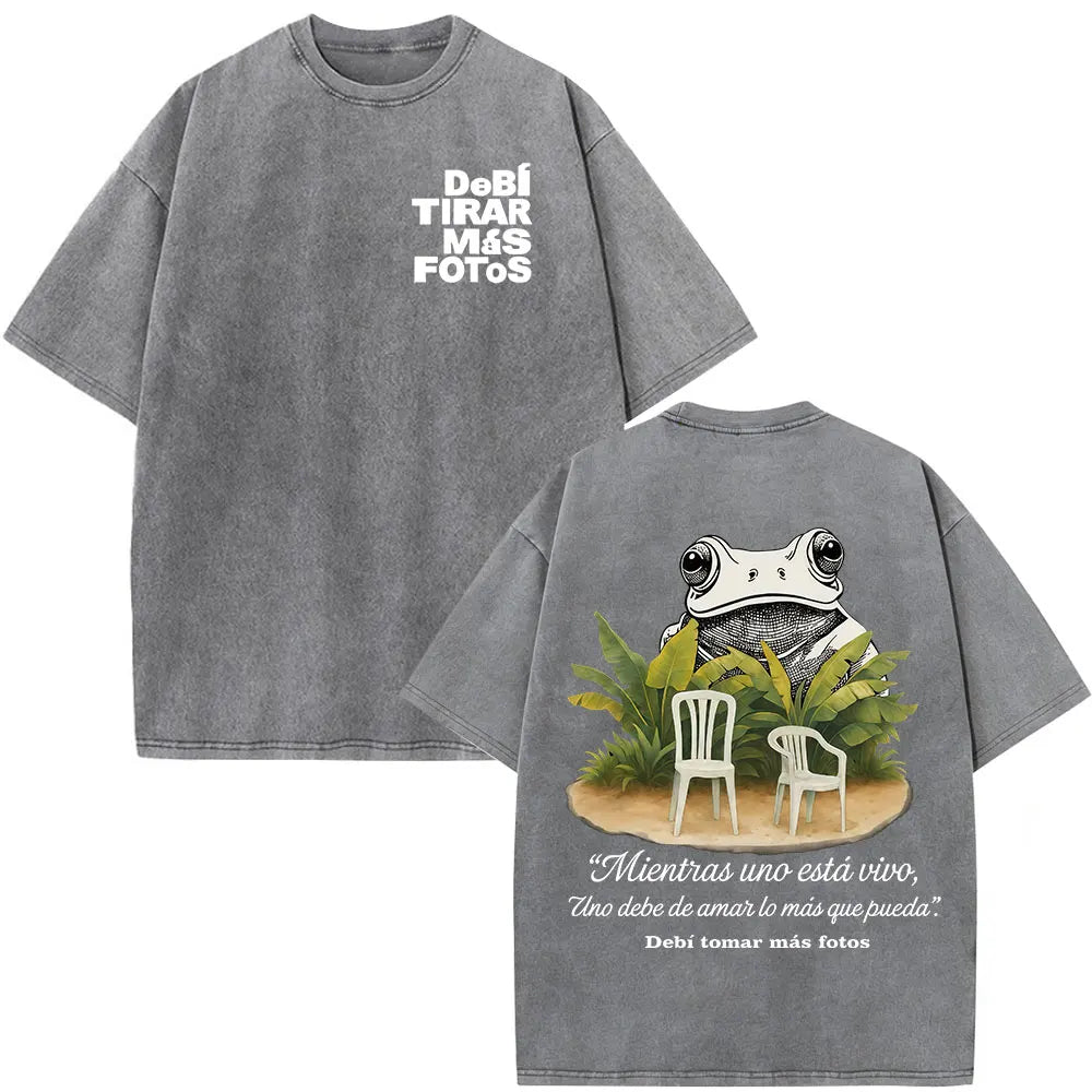 Camiseta Bad Bunny Sapo Oversize