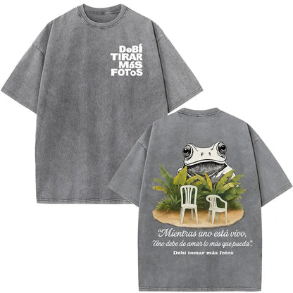 Camiseta Bad Bunny Sapo Oversize