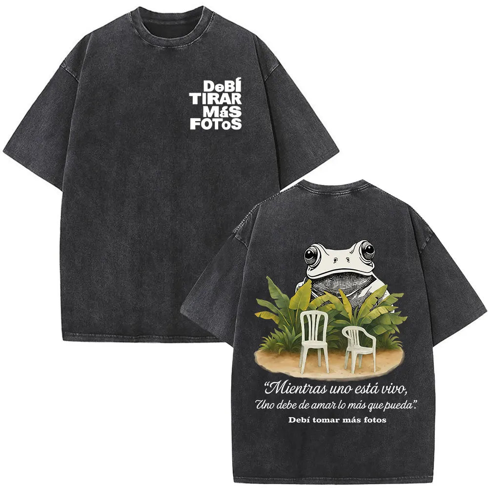 Camiseta Bad Bunny Sapo Oversize