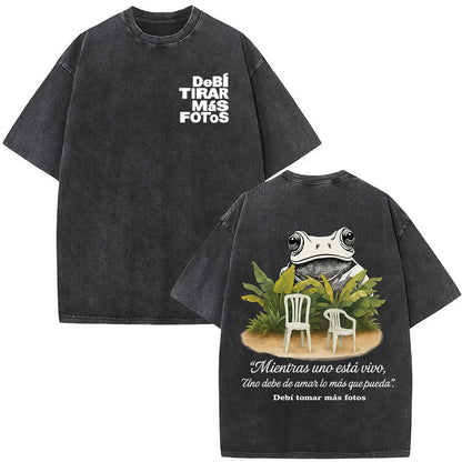 Camiseta Bad Bunny Sapo Oversize
