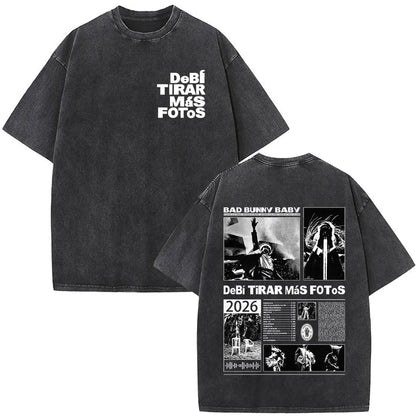 Camiseta Bad Bunny DTMF Collage Oversize