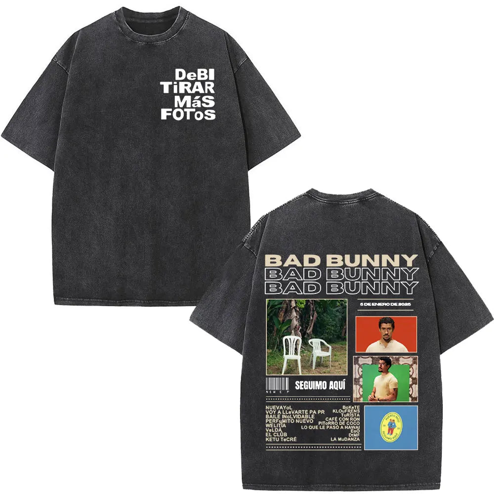 Top Crop Bad Bunny DTMF PR Black
