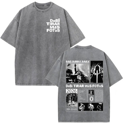Camiseta Bad Bunny DTMF Collage Oversize