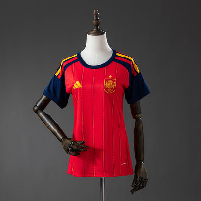 Camiseta Oficial España 2026 Local Mujer Fan Version