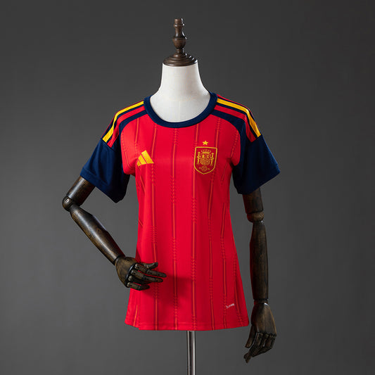 Camiseta Oficial España 2026 Local Mujer Fan Version