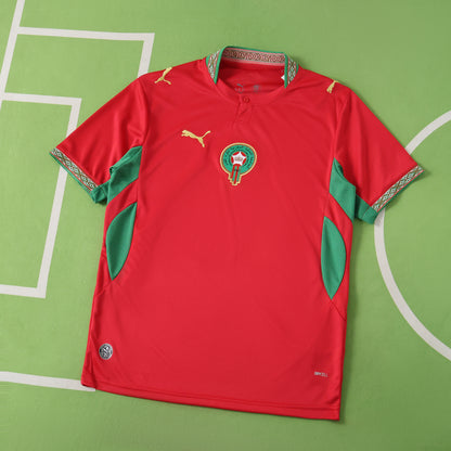 Camiseta Oficial Marruecos Mundial 2026 Local Fan Version