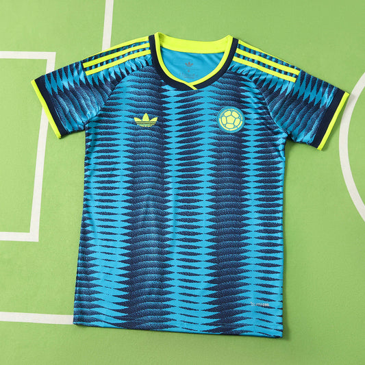Camiseta Oficial Colombia Mundial 2026 Visitante Fan Version