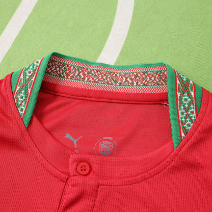 Camiseta Oficial Marruecos Mundial 2026 Local Fan Version